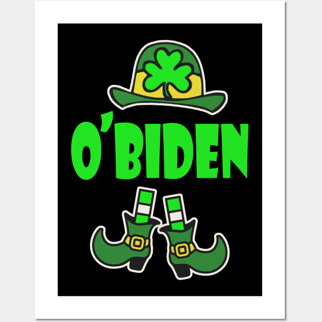 O'Biden St. Patrick's Day Wall Art by Etopix